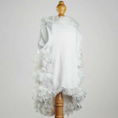 Dress lycra top petals and swarovski【It-Dogs】