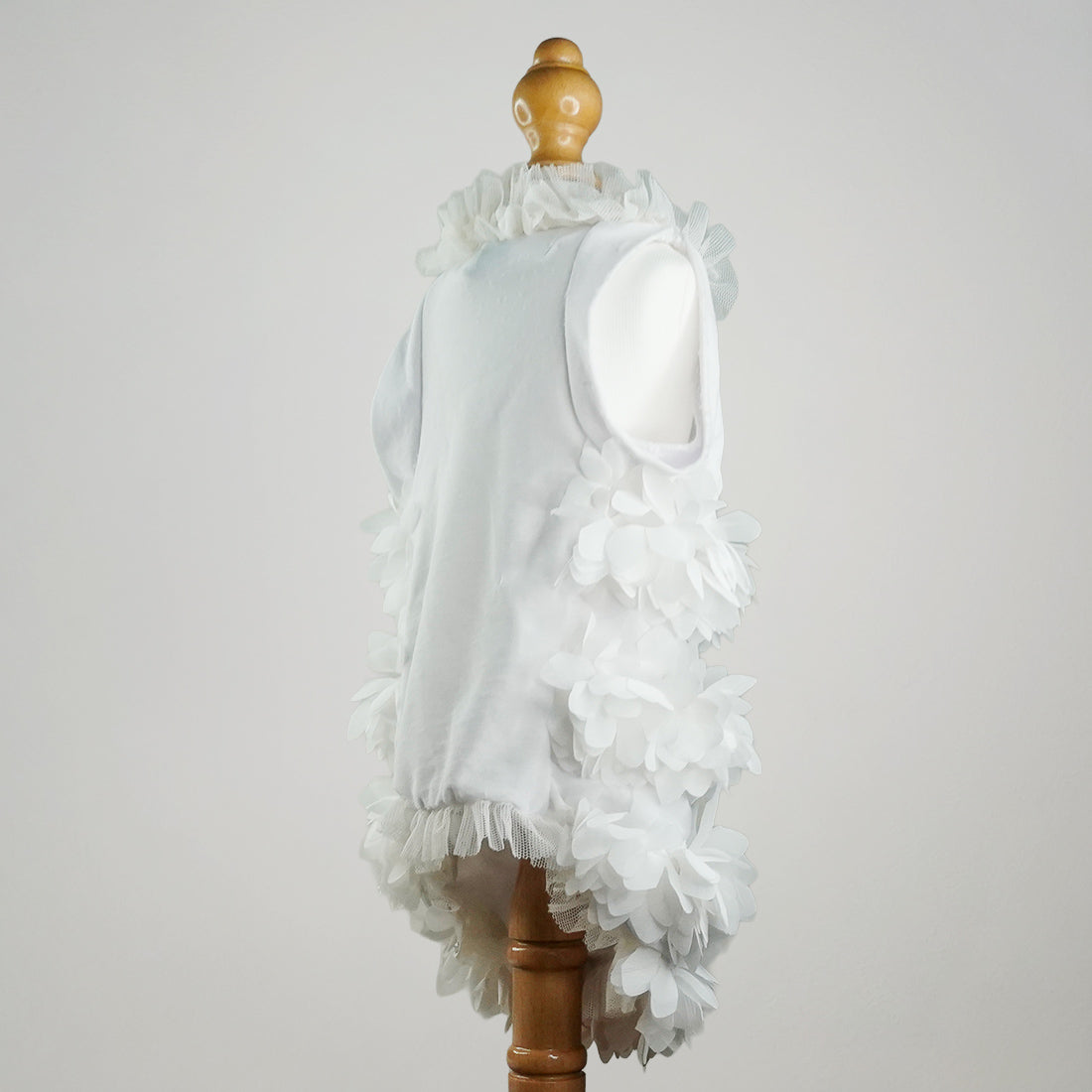 Dress lycra top petals and swarovski【It-Dogs】
